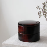Boîte en laque urushi japonaise