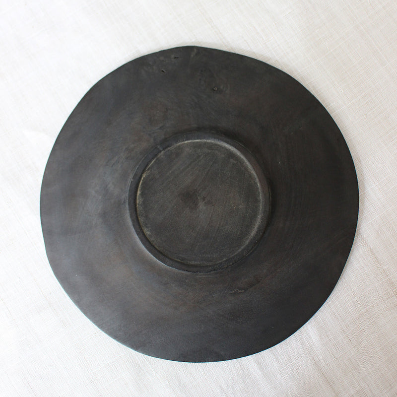 Wooden tray/plate in Korean ottchil lacquer