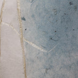 Oeuvre d'art en papier washi et indigo japonais #5