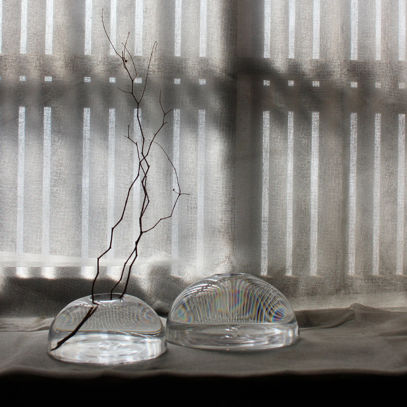 Japanese Blown Glass Water Drop Vase