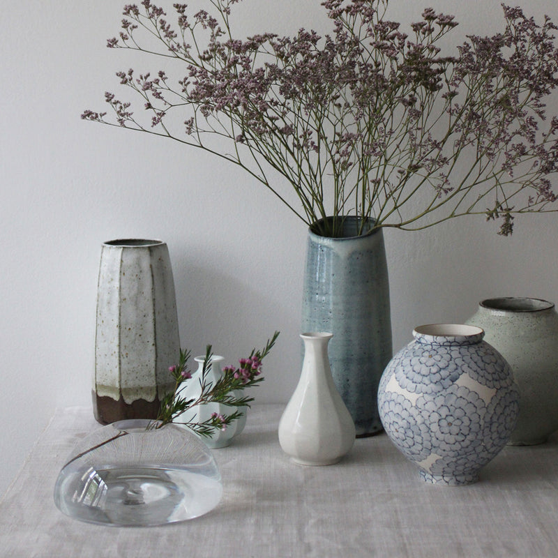 Japanese Blown Glass Water Drop Vase