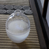 Vase japonais oval en verre