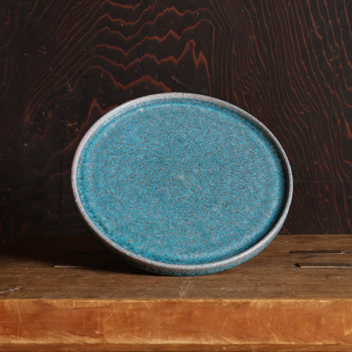 Assiette Haute en céramique et glaçure cuivre de l'atelier Tokinoha