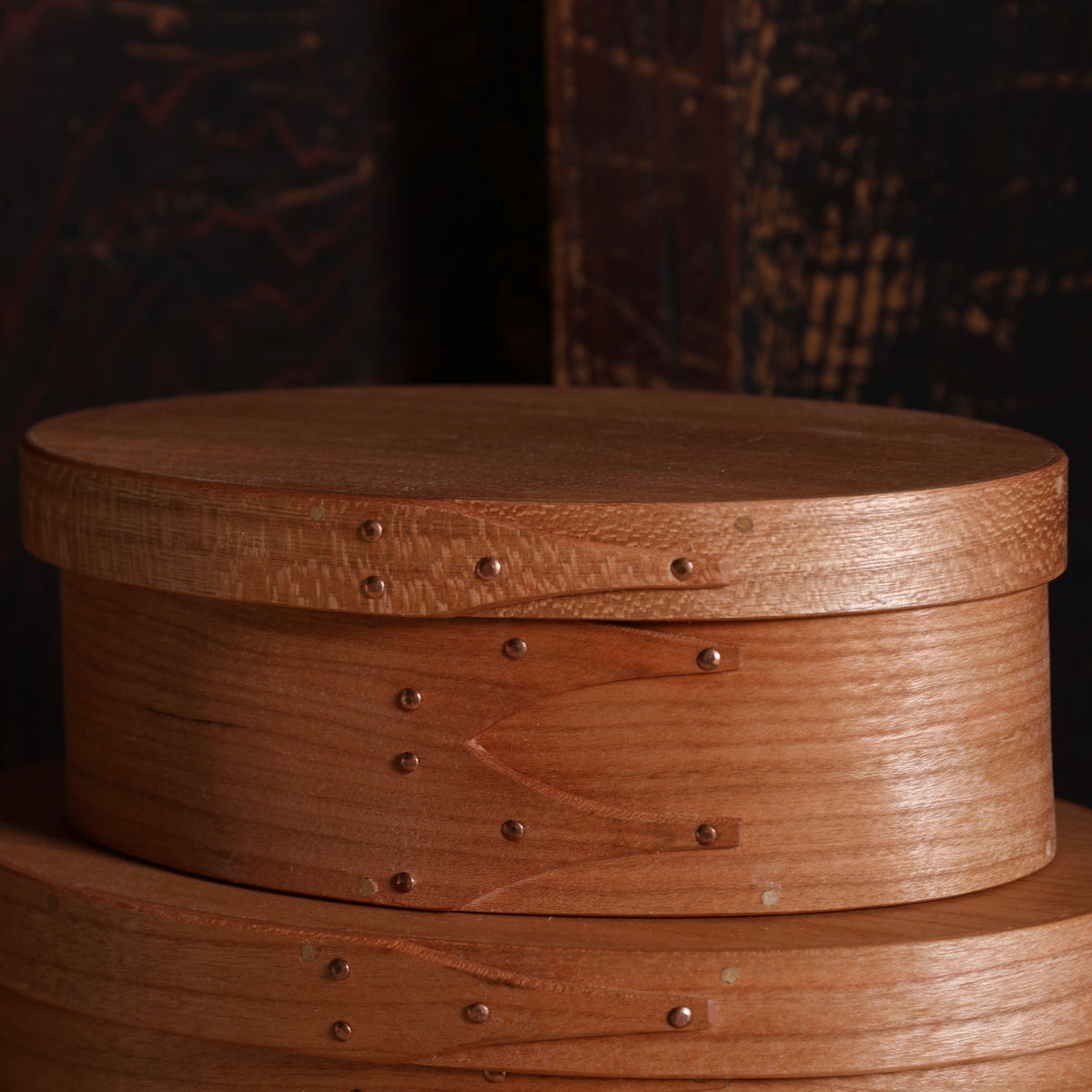 Boîte japonaise en bois de cerisier de l'atelier Unoh
