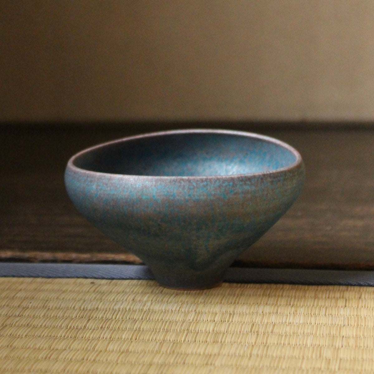 Bol en céramique et glaçure cuivre de l'atelier Tokinoha