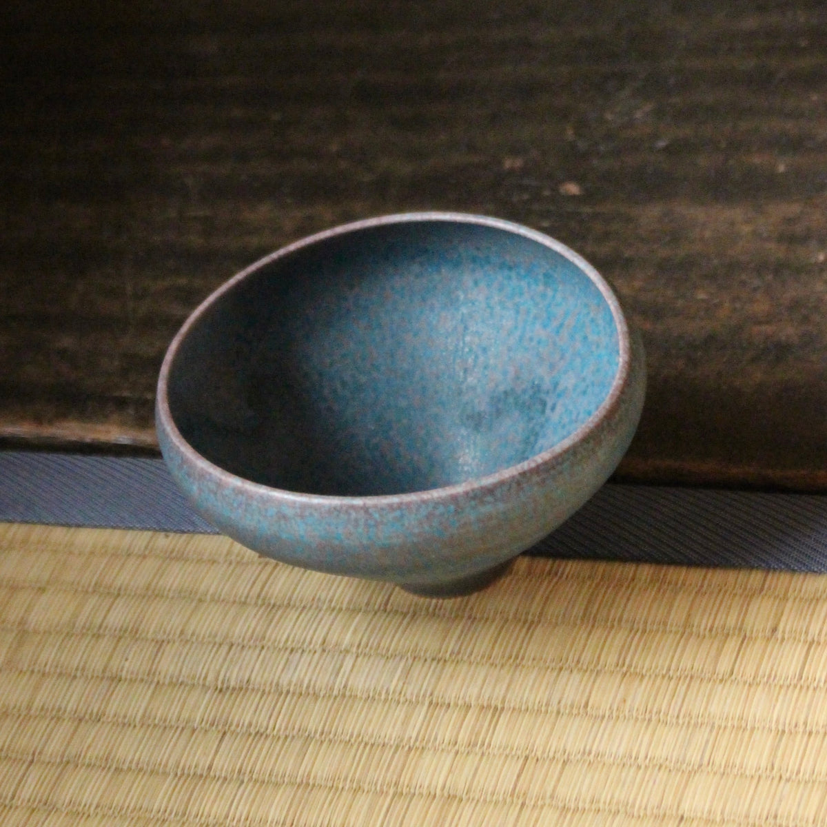 Bol en céramique et glaçure cuivre de l'atelier Tokinoha