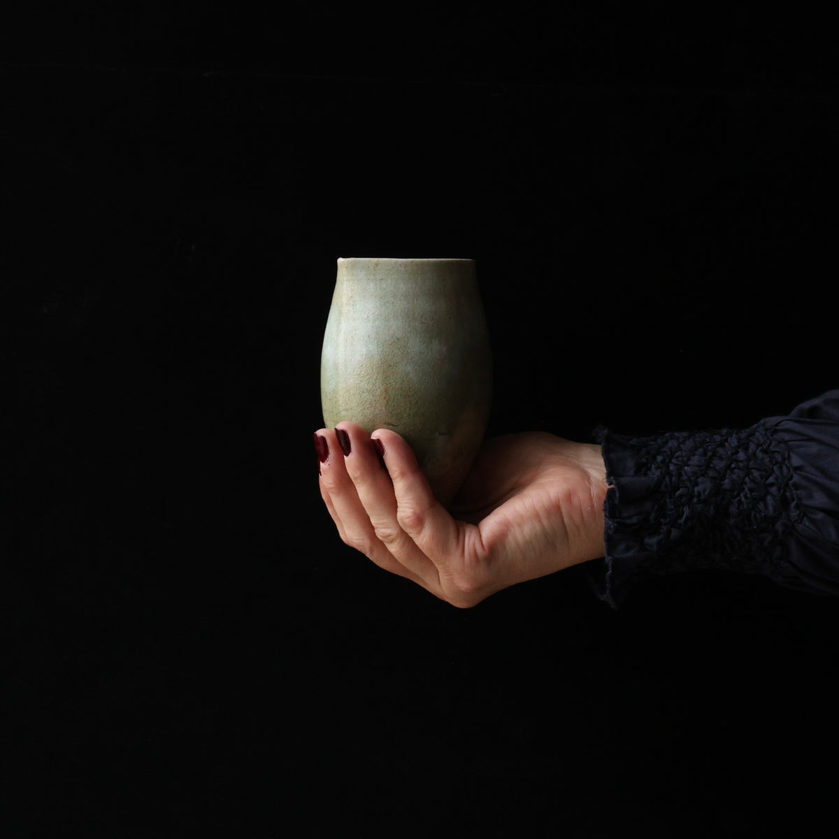 katakuchi à glaçure de cendre de l’atelier Tokinoha