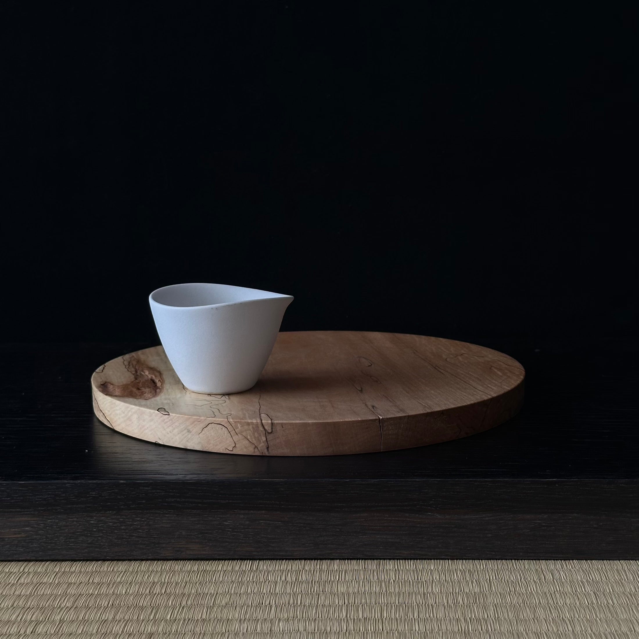 Plateau en kaede (érable japonais spalté) de Masahito Ikeda