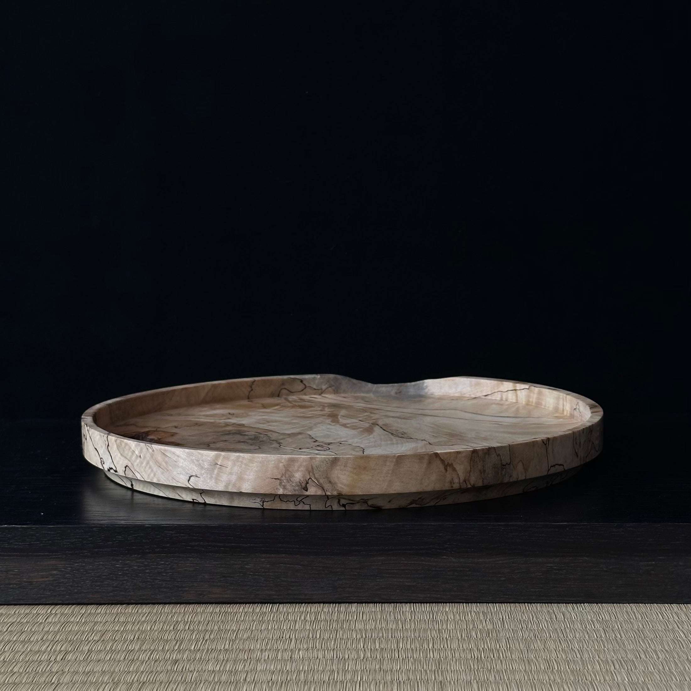 Grand plateau en kaede (érable japonais spalté) de Masahito Ikeda