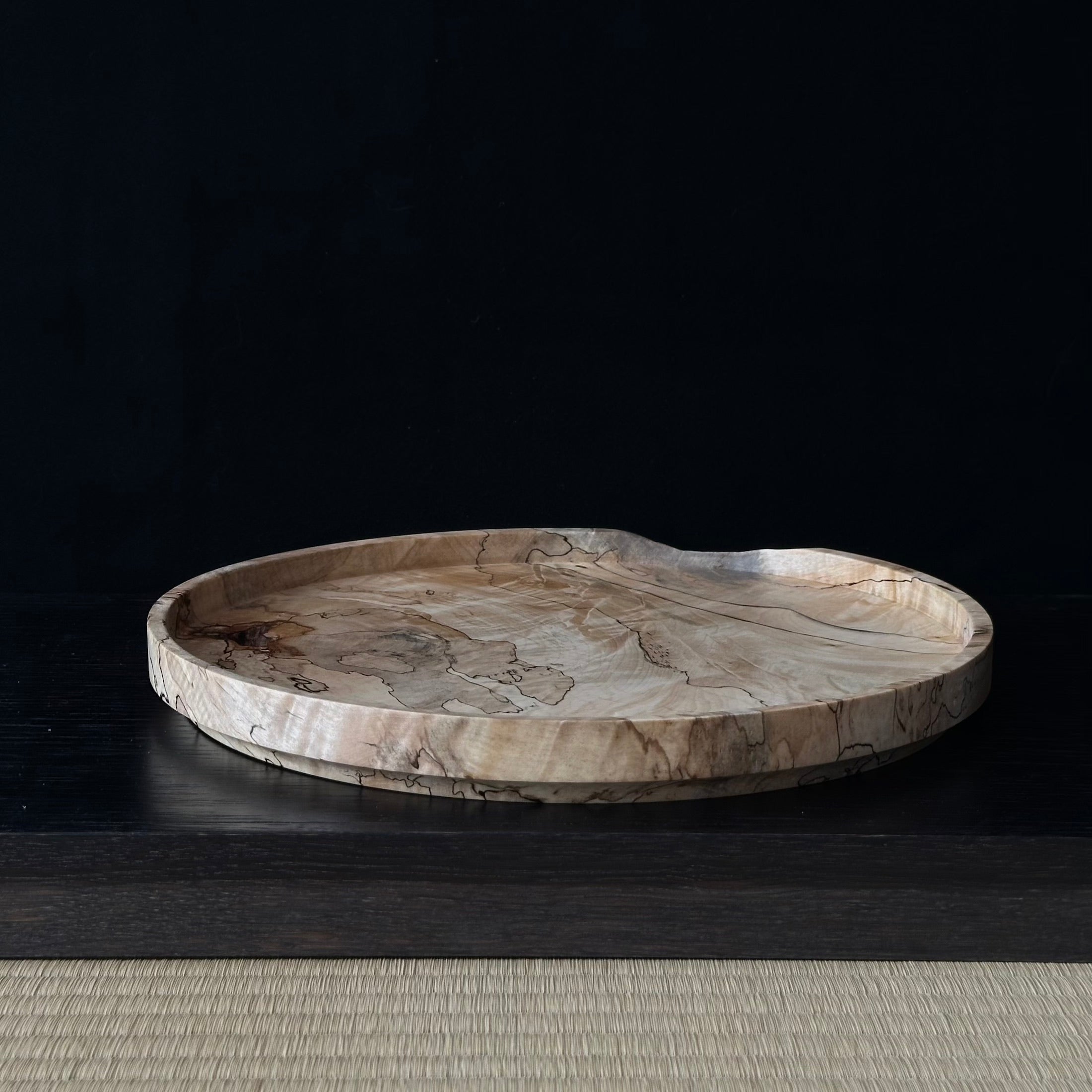 Grand plateau en kaede (érable japonais spalté) de Masahito Ikeda