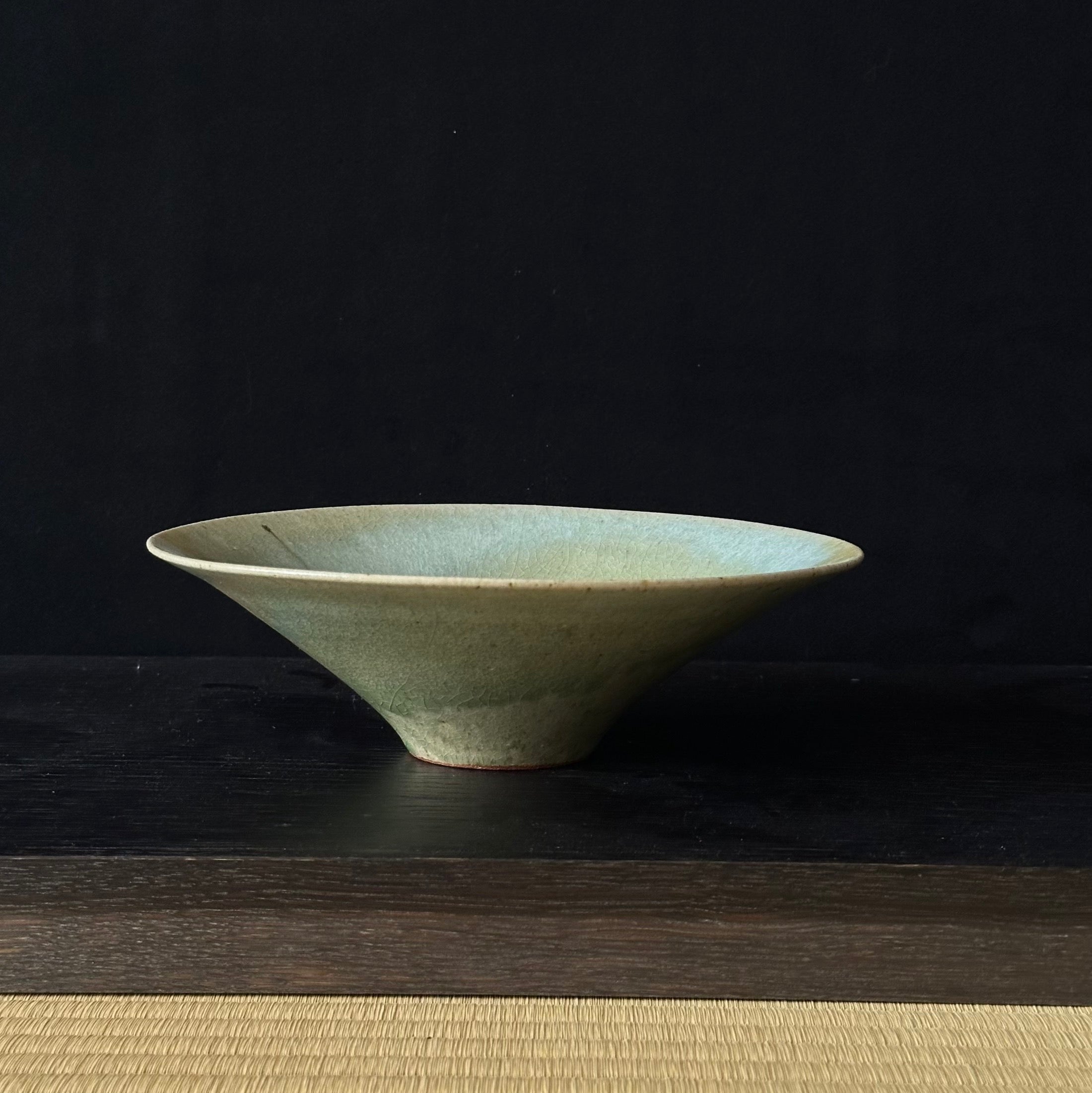 Grand bol à glaçure de cendre de l’atelier Tokinoha