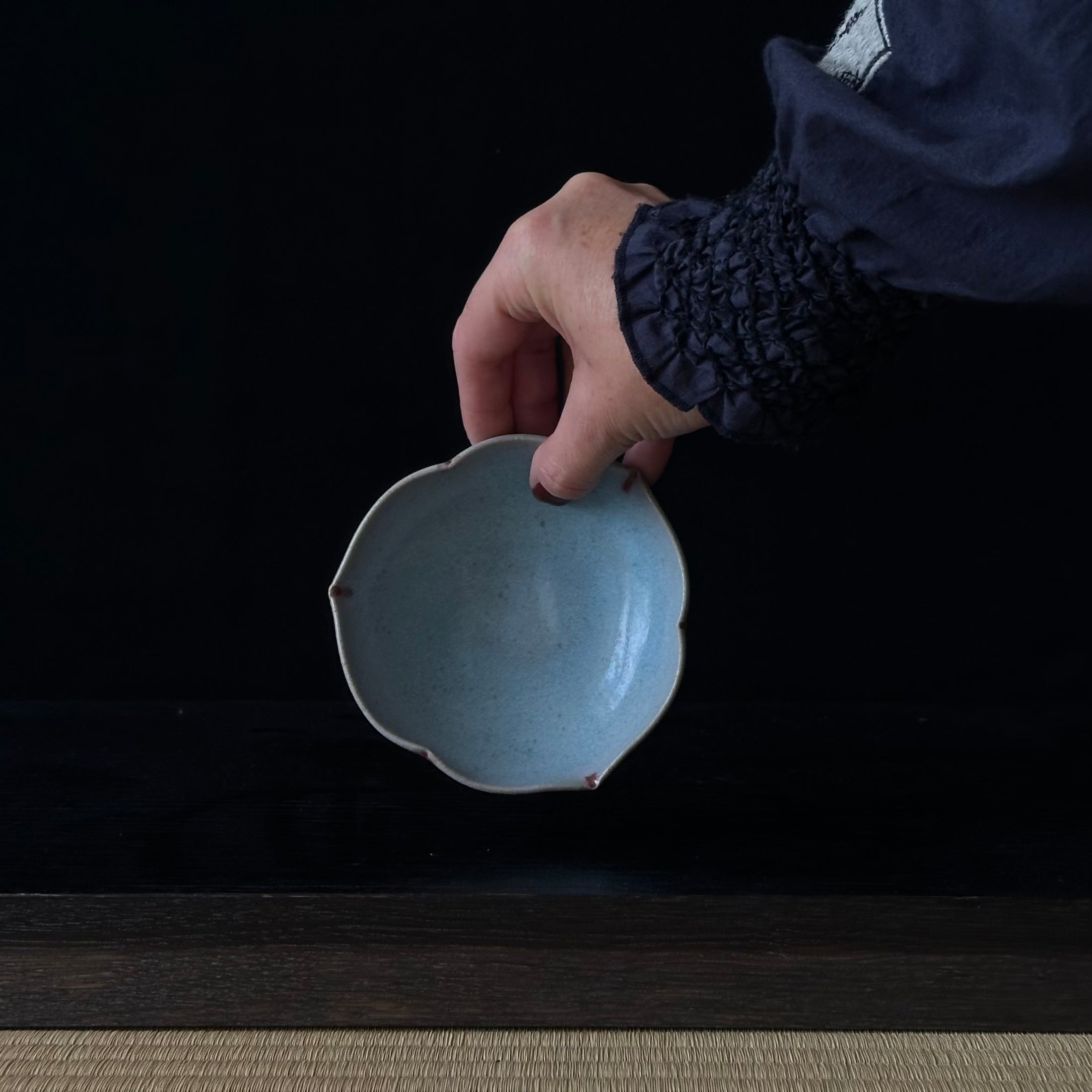 Coupelle bleu-vert de Tomoe Kiyomizu