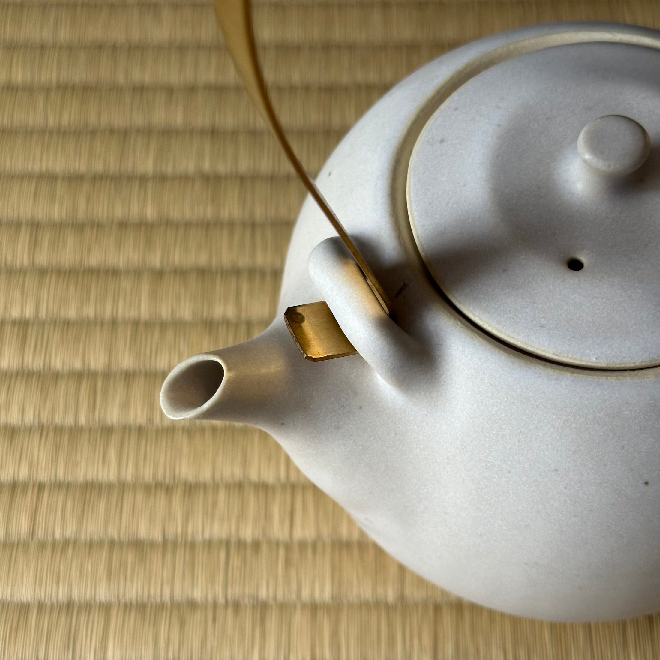 Théière dobin en semi-porcelaine de Masako Masago