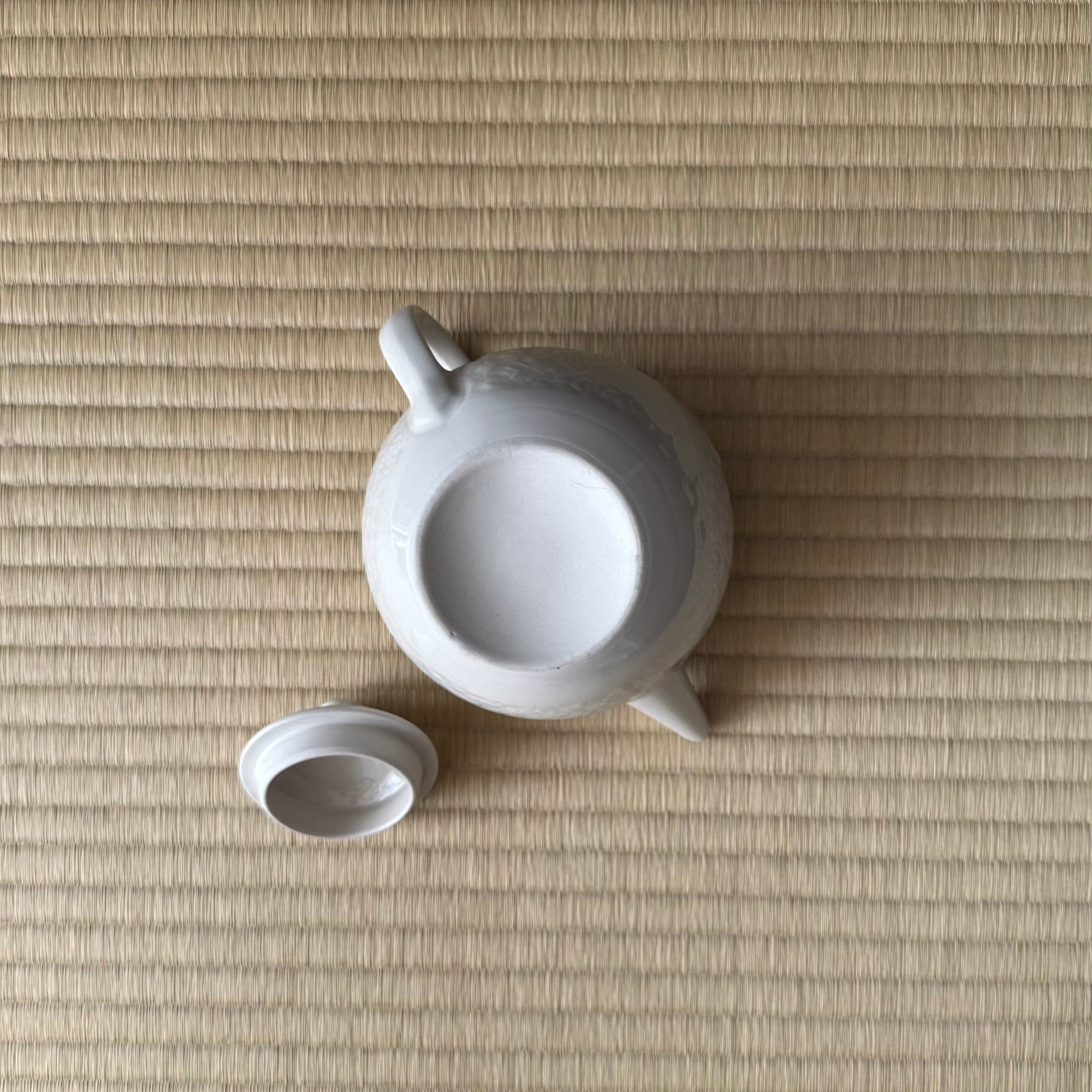 Théière kyūsu vintage en porcelaine Kiyomizu-yaki de Sekitei Matsumoto