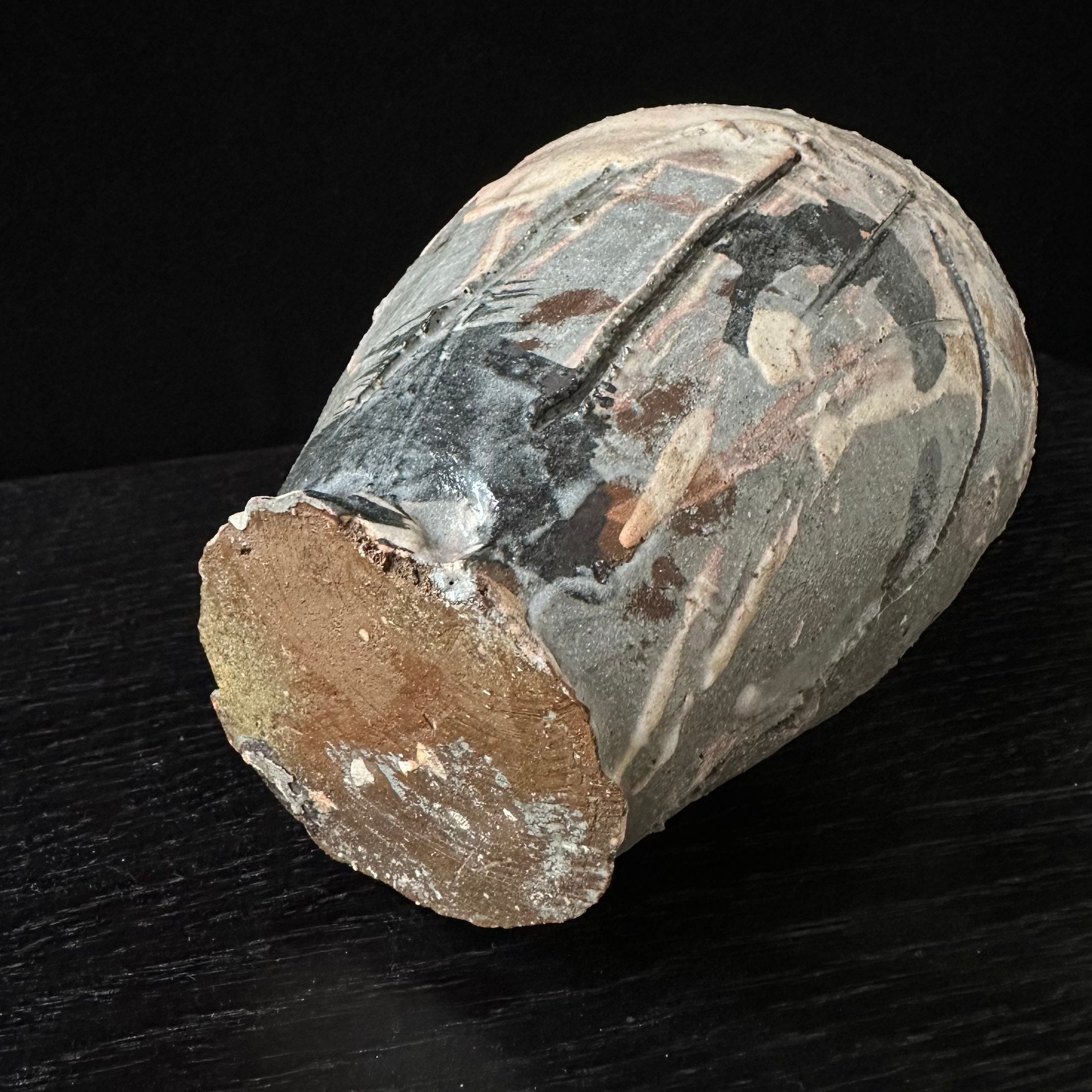 Tsubusa Katō ceramic vase-tsubo (jar)