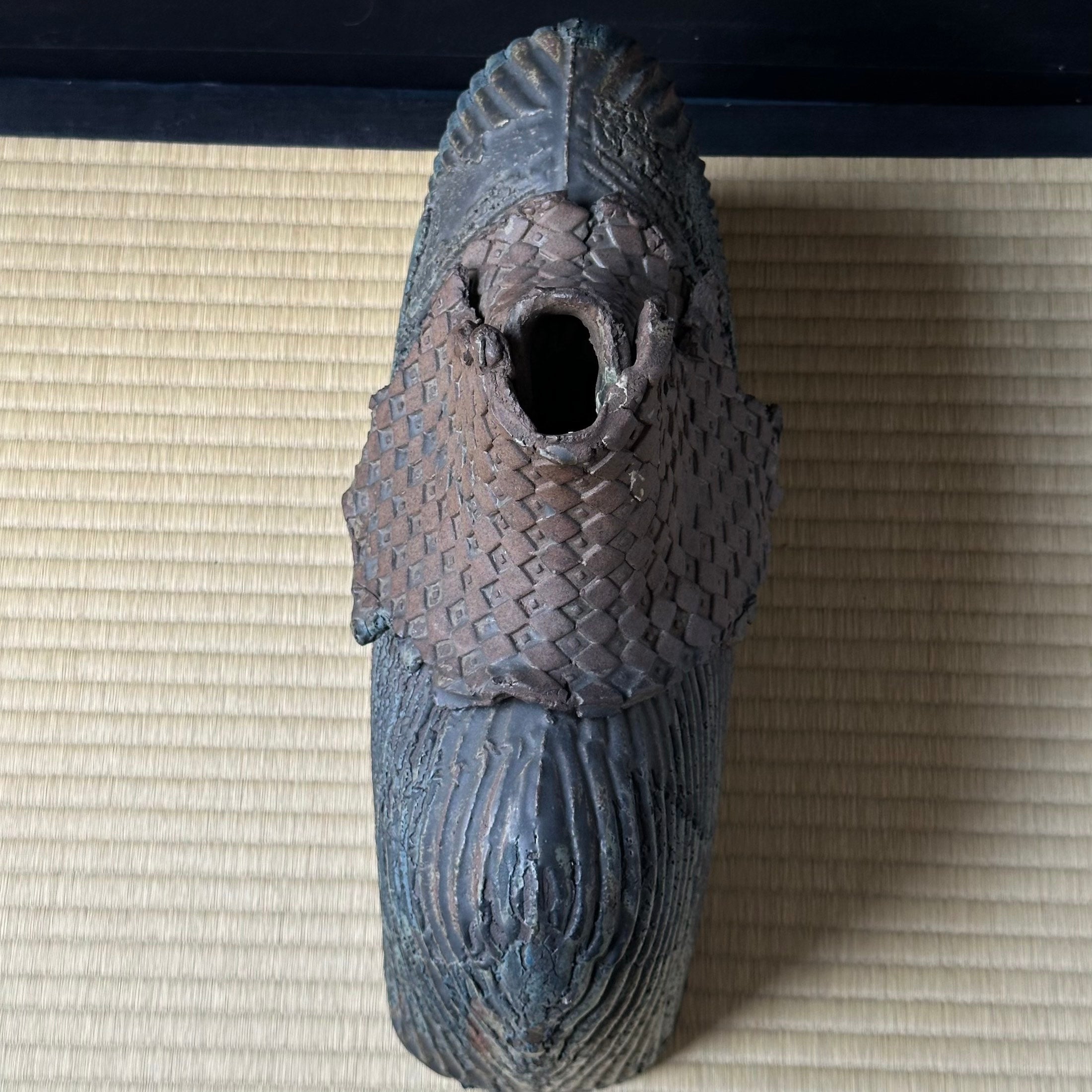 Large ceramic henko vase by Kinpei Nakamura