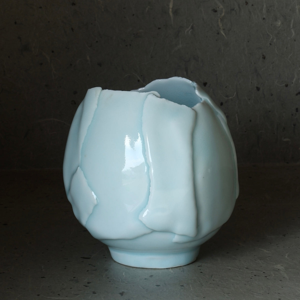 Vase Eguegu en porcelaine de Takao Ito