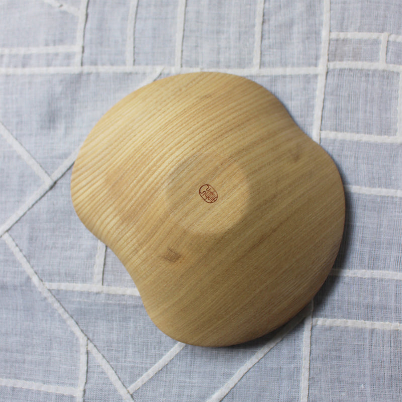 Small Japanese elm wood bowl