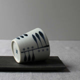 White and Blue Japanese Cup