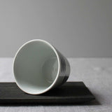 White and Blue Japanese Cup