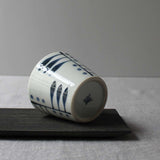 White and Blue Japanese Cup