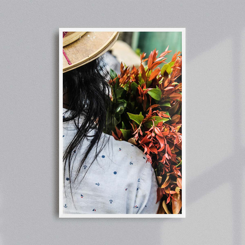 Tirage Photographie d'Art: Par dessus l'Épaule, Birmanie