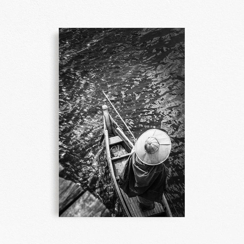 Fine Art Photography Print: La Gardienne de Canards, Birmanie