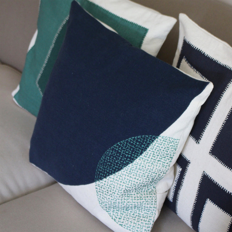 HOUSSE DE COUSSIN 45x45cm BRODERIE