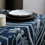 Nappe Japonaise 207x150cm Teinture Indigo Naturelle et Technique Shibori