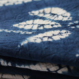 Japanese Tablecloth 207x150cm Natural Indigo Dye and Shibori Technique